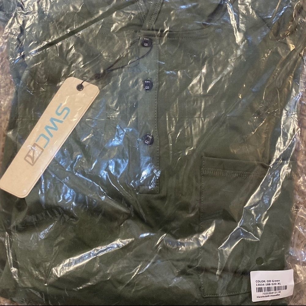 SKINNY WATER CULTURE - SWC - Hawksbill Hoodie  in Green (Rare Color) - Picture 11 of 16